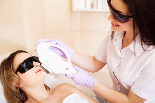 Face laser hair removal